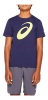 Футболка ASICS U BIG SPIRAL SS TOP, детская, синий/желтый