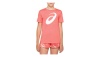 Футболка ASICS U BIG SPIRAL SS TOP, детская, розовый/белый