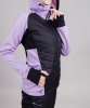 Куртка NORDSKI HYBRID HOOD W Orchid/Black женская, сиреневый/черный