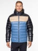 Куртка пуховая MOAX IGORA Light мужская, черный/голубой