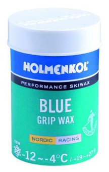 Мазь HOLMENKOL GRIP BLUE, -3/-7*C, 45г.