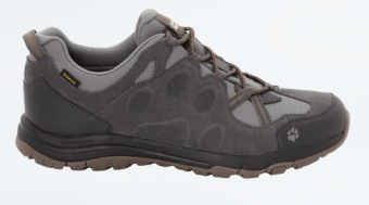 Кроссовки JACK WOLFSKIN ROCKSAND TEXAPORE LOW M мужские, серый