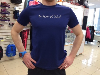Футболка NORDSKI ACTIVE мужская, темно-синий