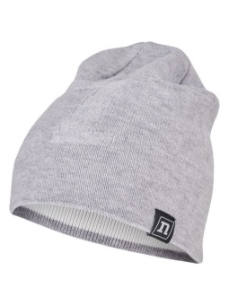 Шапка NONAME KNIT HAT Light Grey, серый