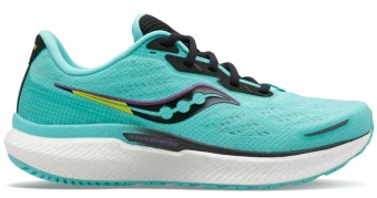Кроссовки Saucony 2022 Triumph 19 женские, бирюзовый/черный