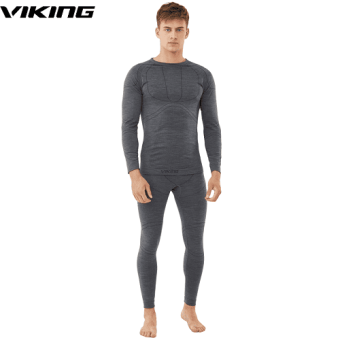 Белье VIKING LAN PRO MERINO Man Set DarkGrey/LightGrey