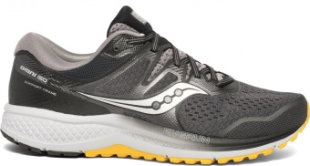 Беговые кроссовки Saucony 2020 Omni Iso 2, серый/черный/желтый