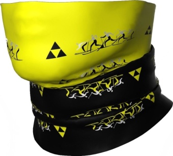 Бандана Fischer Skiers (черно-лимонный)