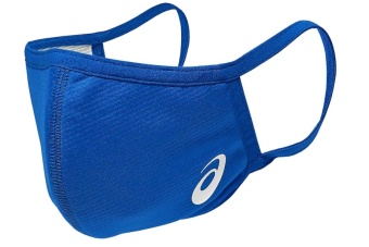 Маска защитная ASICS FACE COVER LOGO, синяя, M