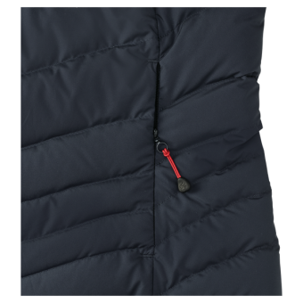 Пуховик JACK WOLFSKIN SELENIUM женский, темно-синий