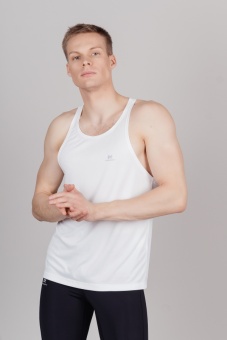 Майка NORDSKI RUN White мужская, белый  