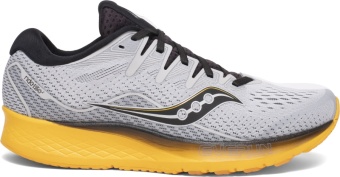 Беговые кроссовки Saucony 2020 Ride Iso 2, серый/желтый