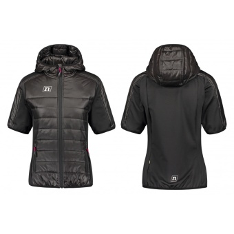 Жилет NONAME SKI WEST 21 UX с капюшоном, унисекс, черный