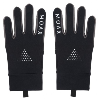 Перчатки MOAX Light Run унисекс, черный