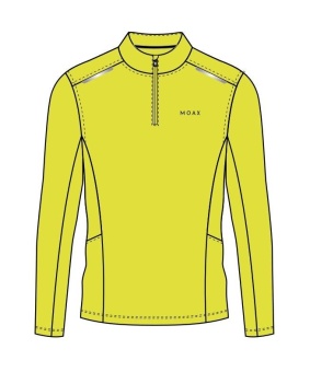 Лонгслив MOAX Flex женский, лимонный