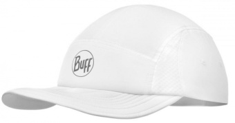 Кепка беговая BUFF Run Cap R-Solid White