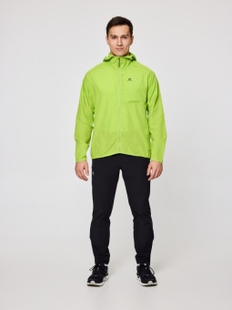 Ветровка NORDSKI EASY RUN Lime мужская, лайм   