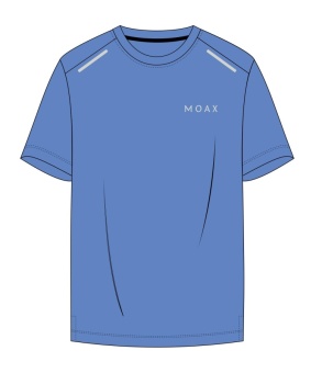 Футболка MOAX Active Cool мужская, васильковый