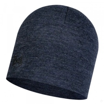 Шапка BUFF Merino Midweight Melange Night Blue
