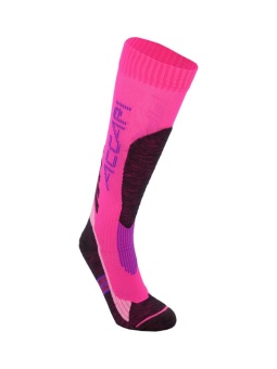 Носки ACCAPI Ski Performance Fuxia Fluo/Anthracite, розовый неон